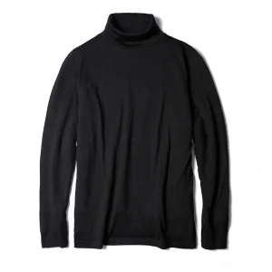Women Merino Wool Thermal Long Sleeve Turtleneck Baselayer