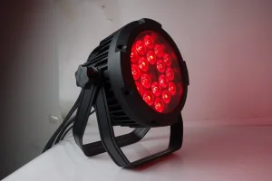 18*12 Watt Rgbwuv 6 In1 LED PAR Can Stage Light DMX Control Waterproof DJ Disco for Party Wedding Church
