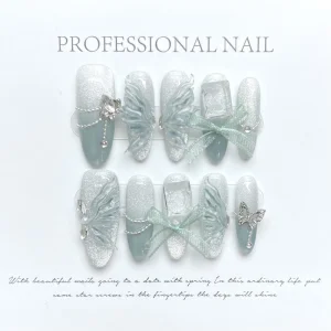 High Quality Press on Nails Private Label Custom Acrylic Artificial Gel Art Nails