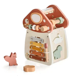 Wholesale Kids Children Educational Baby Pretend Play Vegetable Shopping Store Gift Car Puzzle Game Girl DIY Learning Construction Wooden Toy