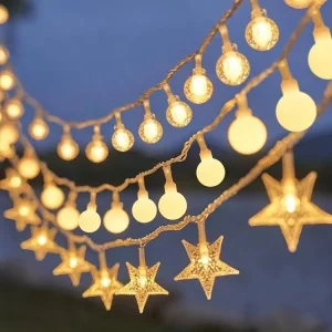 Battery Powered Light up Plastic String Lights