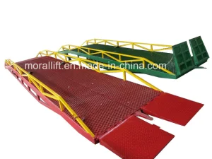 Hydraulic Mobile Forklift Loading Ramp with CE