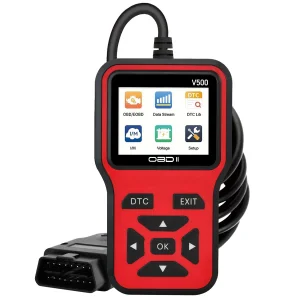 V500 Automotive Diagnostic Tool OBD2 Decoder &amp; Clearer Universal Display Screen