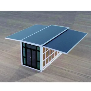 Expandable House Four Bedrooms Mobile Home Luxury 20 40ft Prefab Folding Container Homes