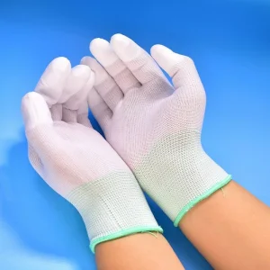 1pair Antistatic Gloves Anti Static ESD Electronic Working Gloves PU Coated