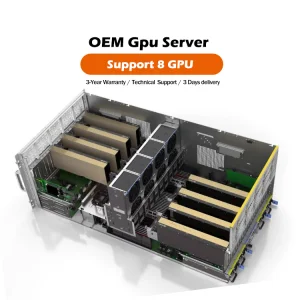 New Arrivals 7U AMD Epyc 7002/7003 Cpu Deepseek Ai Nvi Dia Server OEM 8 GPU Artificial Intelligence Inference Server Rack