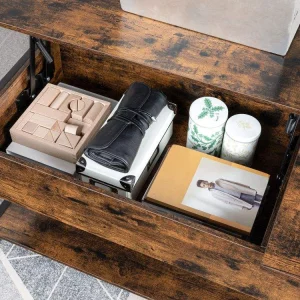 Computer Desk Multifunction Folding Lift Top Coffee Table
