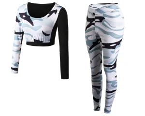 Fitness &amp; Yoga Wear Compression Wear High Quality Compression Women Gym Sports Wear Yoga Set Womens Fitness Apparel