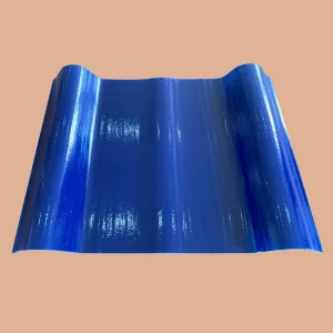 Lightweight FRP Clear Roofing Sheets Anti-UV Transparent Solar Panel Roof Tile PVC/UPVC/Plastic Sheet for Greenhouse Building Material