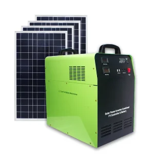 500W Sistema de Energía Solar Portátil Fuera de la Red con 100ah Batería