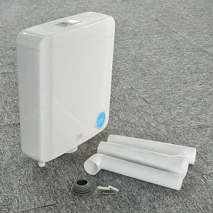 Modern Dual Flush Cistern, Plastic Material Flush Mechanism Water Tank for Squanting Toilet