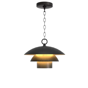 Black IP65 Outdoor Hanging Pendant Light