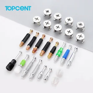 Wholesale Furniture Connecting Hardware Assortment Kit Three in One Screw Wooden Board Eccentric Wheel Nut Connector Minifix