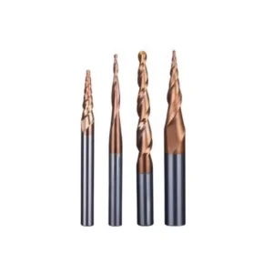 Taper Ball End Mill Tungsten Solid Carbide End Mill Ball Nose Router Bits CNC Taper Metal Milling Cutter Tapered End Mills