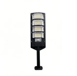 400W Luminária de Rua Solar de Alto Lúmen Economia de Energia Custo Zero de Eletricidade Lâmpada de Rua LED Alimentada por Energia Solar para Rua, Caminho, Entrada, Quintal, Estacionamento, Estrada Rural