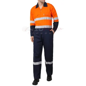 High Visibility Waterproof Work Coverall Safety Uniform