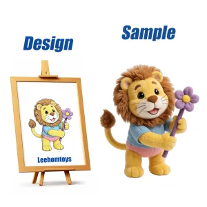 Educational Interactive Custom Plush Toy Lion