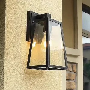 Black Outdoor Sconce