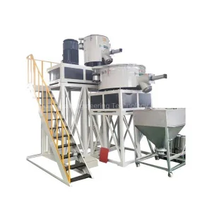 Plastic High Speed Mixer for PVC Blending Heating Cooling Mixing Machine