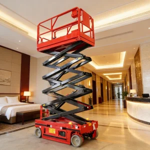 Cart-Mounted Scissor Lift