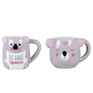Wholesale Sculpted Tail Ceramic Mug – Artistic Brushstrokes KDMC0772 Manufacturer, Factories