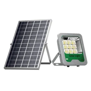 2-in-1 LED Solar Lights &amp; Charger 5000mAh USB Output for Balcony Emergency Power Backup