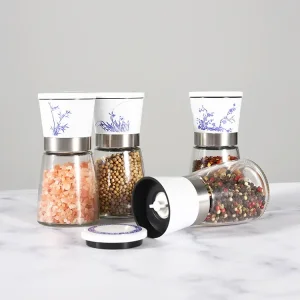 Wholesale Adjustable Spice Mill with Celadon Pattern