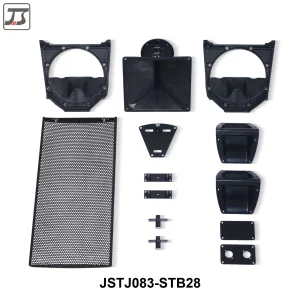 2X8 Inch Passive 2-Way Loudspeakers Cabinet with Speaker Components (TJ083)