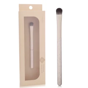 Eco-friendly Single Eye Brush Wheat Straw Handle Custom Logo Professional Concealer Eyeshadow Brush Makeup Brush With Case