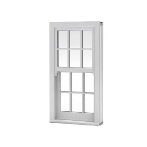 American Modern Design UPVC PVC Vinyl House Single Hung Double Hung Window