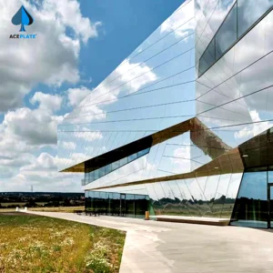 Fireproof Building Material Facade Wall Claddiing Mirror Aluminum Sheet