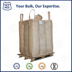 1000kg 1500kg 2000kg Industrial Big Bag Bulk Bag FIBC Baffle Jumbo Bag for Sand Cement Building Construction Fertilizer