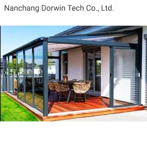 Simple Style Solar Energy Sunroom Glass House Conservatory Flooded with Sunshine