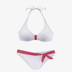 Women's Custom Logo Fashion Bikini Set Front 2-Piece Beachwear Swimsuit Summer Pool Vacation Quick Dry Push-Up Deep V Bikini