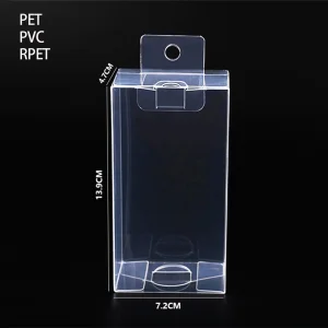 Custom Clear PET Plastic Packaging Box