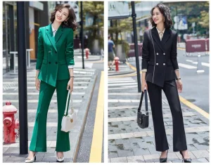 Low Price Wholesale 2025 Fashion Female Business Attire Ash Commodity Made in China