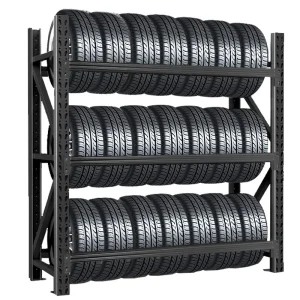 Hot Sale Steel Pallet Rack & Tire Storage Rack Adjustable Height Anti-Rust Powder Coated Custom Layers Warehouse Shelving