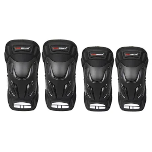4PCS Kneepad Elbow Guards Motorcycle Riding Equipment Motorbike Motocross Sports Protection Knee Elbow Pad