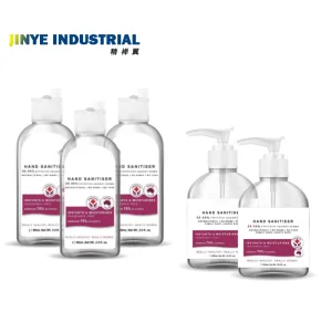 75% Alcohol Hand Sanitizer Bottle with Pressed Pump