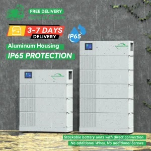 EU Stock High Voltage 192V Home Energy Storage System10kW Solar Energy Stackable 10kWh LiFeP04 Battery for Home Solar System