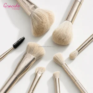 OEM ODM Double Ended Makeup Brush Set Professional Face and Eye Brushes Metal Handle Custom logo Packaging for Wholesale