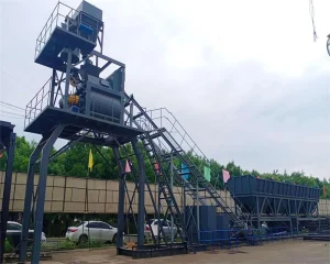 Hzs Fixed Concrete Mixing Plant Has a Strong Continuous Operation Capacity and Shortens The Construction Period