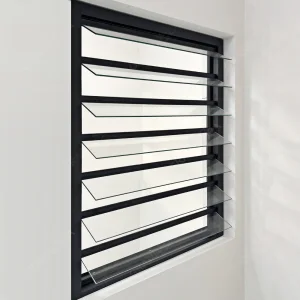 Australian Standard Window Glass Louver Automated Glass Louvers Aluminium windows Louvre windows Frame with Burglary Proof
