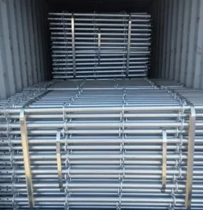 Heavy-Duty Painted Cuplock Vertical Standard for Construction Projects