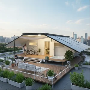 Luxury Modularized Folding Container House