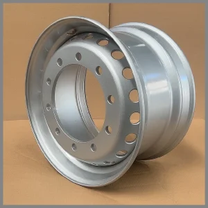 China Manufacturer Bulk Heavy Loads 22.5X11.75 Steel Forged Truck Wheel, Supply Sinotruk and Other Oems for 385/65r22.5, 15r22.5