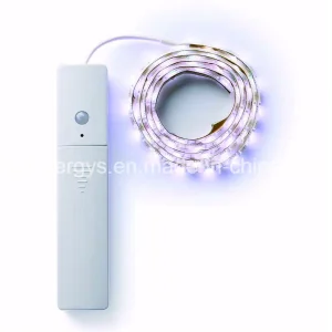 Fita de Luz com Sensor de Movimento PIR 4AA Alimentada por Bateria Ativada para Iluminação de Quarto