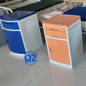 Hospital Furniture Medical Mobile Bedside Table Ward Nursing Hospital Cabinet with Drawer