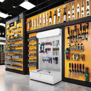 Pegboard hook display