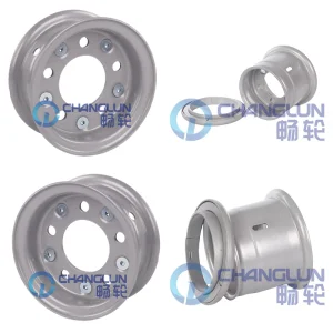 Multi-Piece Forklift Rim